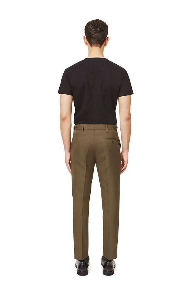 Slim Fit Trousers - Army Green - Basic Rights