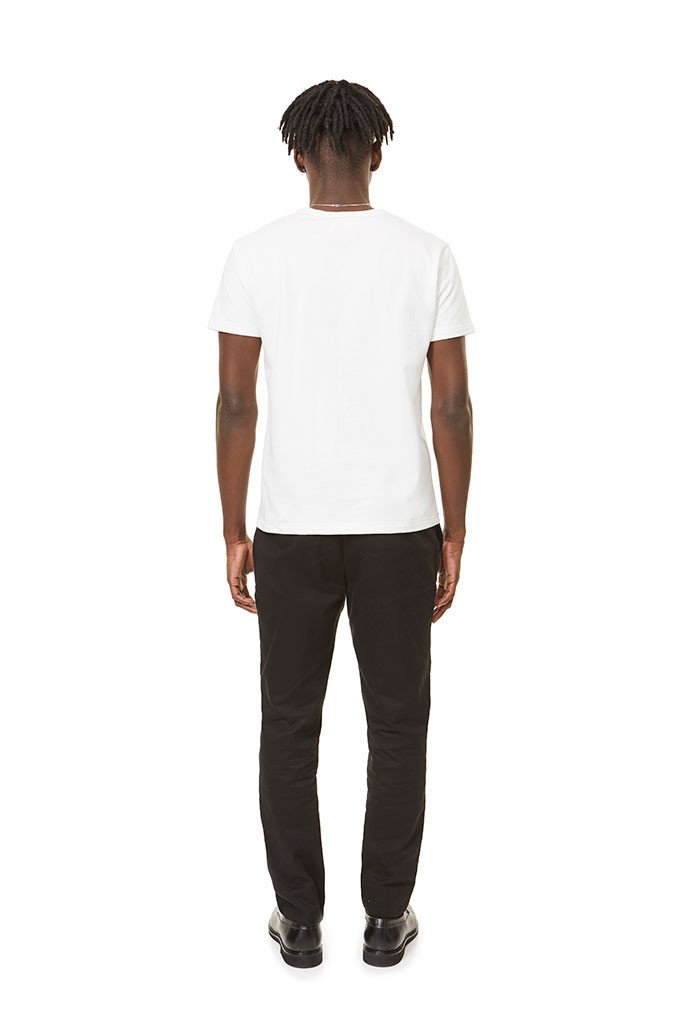 Rib Neck T-Shirt - White - Basic Rights