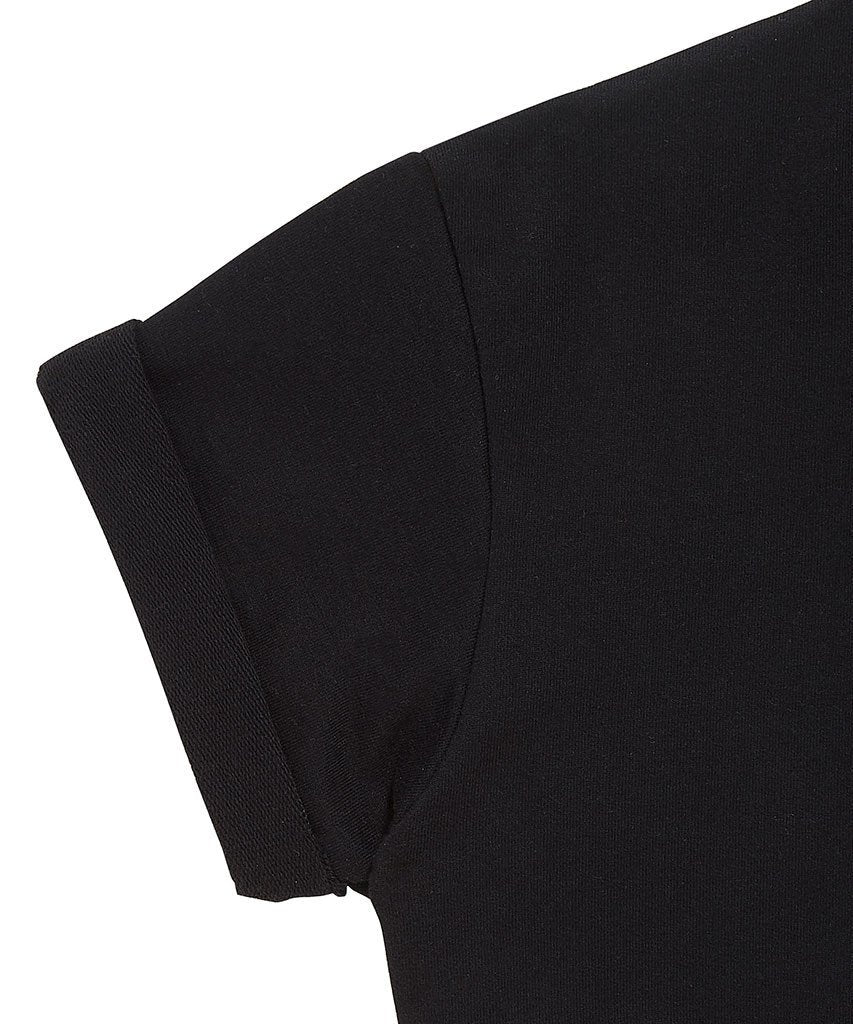 Rib Neck T-Shirt - Black - Basic Rights