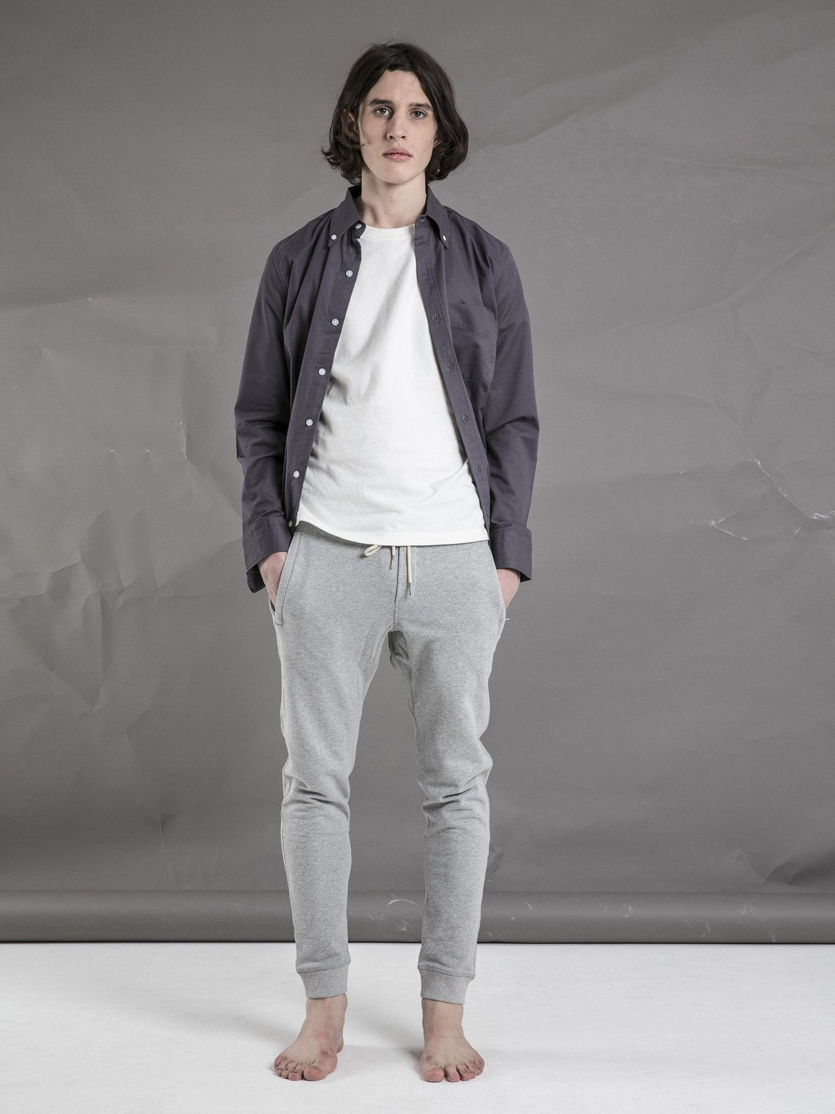 Cotton Sweatpants - Light Gray - Basic Rights