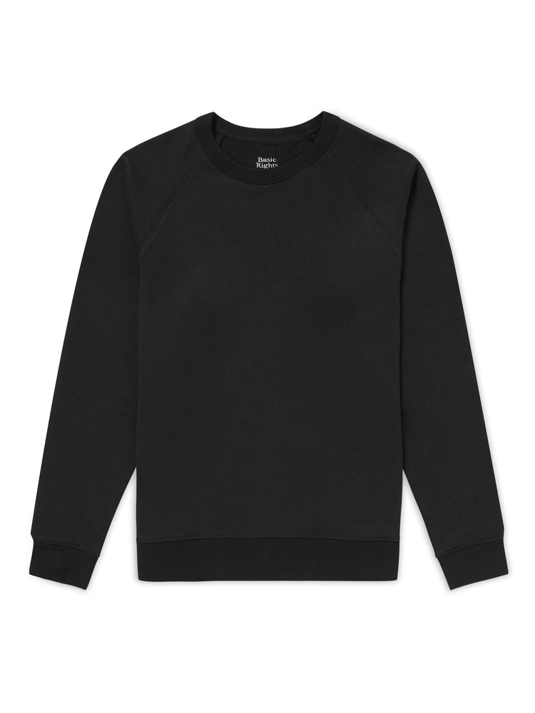 Crew Neck Sweater - Black - Basic Rights