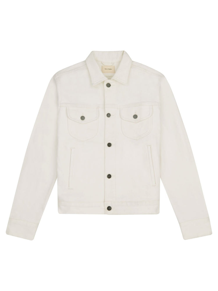 Denim Jacket - White - Basic Rights