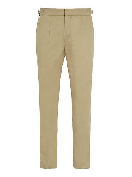 High Waisted Trousers - Tan - Basic Rights