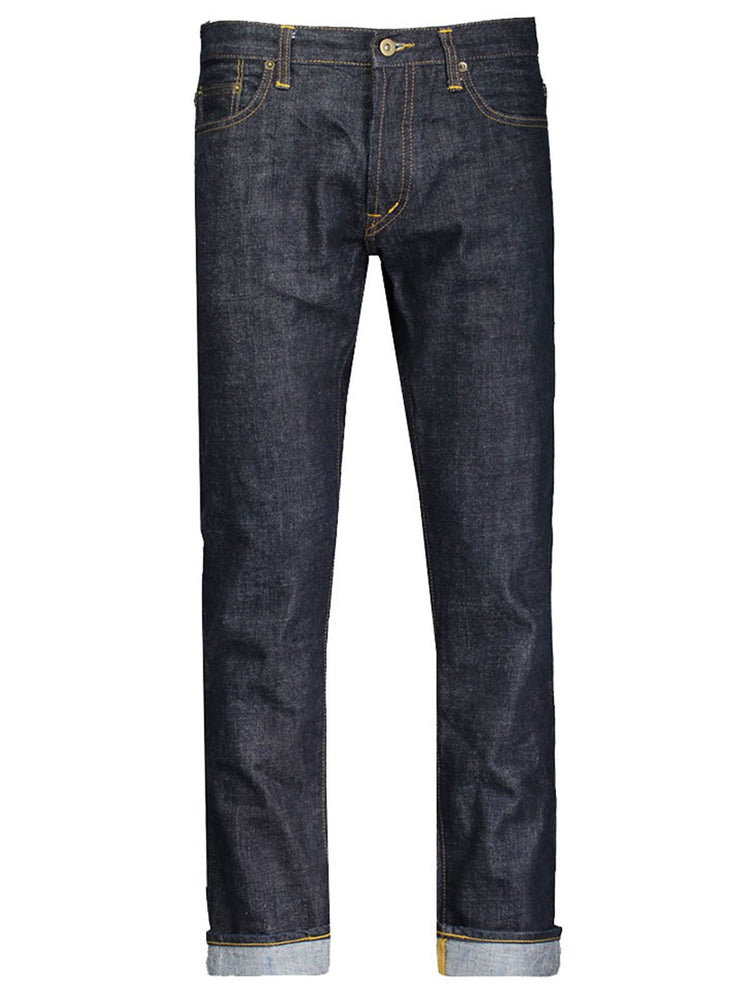 Selvedge Straight Leg Jeans - Indigo - Basic Rights