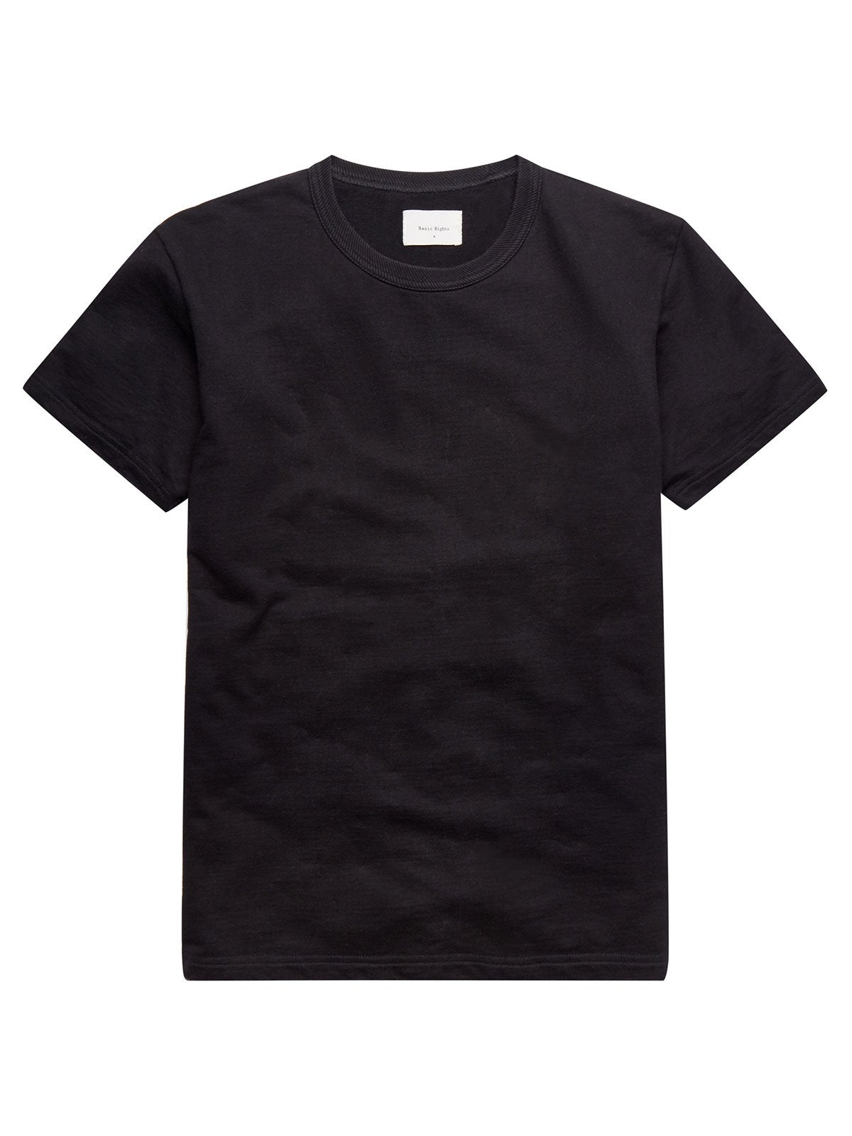 Rib Neck T-Shirt - Black - Basic Rights