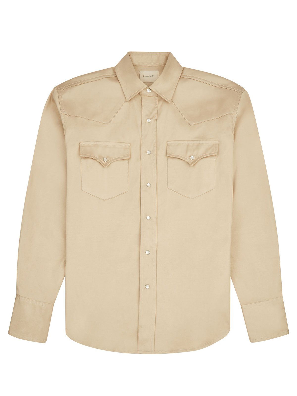 Western Shirt - Gold Satin - Basic Rights